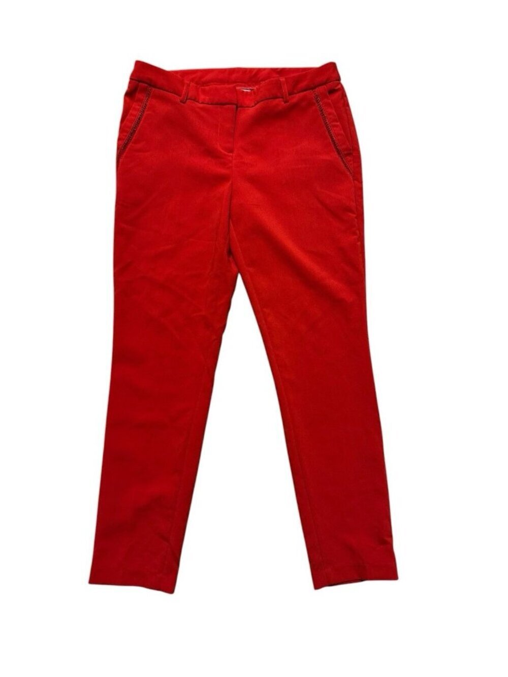 Adrienne Vittadini Coral Slim Ankle Pants Womens Size 6 Stretch